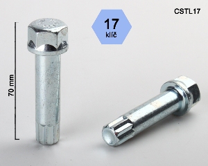 Klíč na šrouby (matice) s vnitřním mnohohranem, hlava klíče 17mm