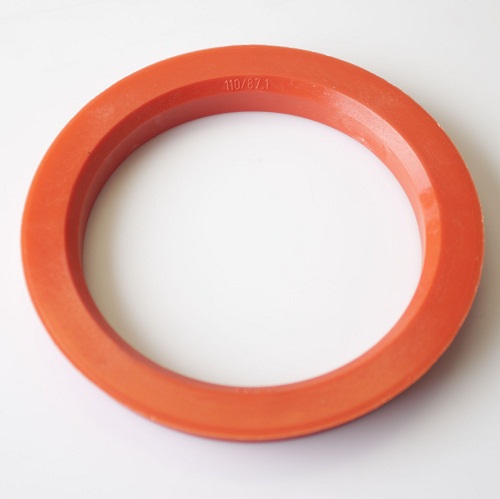 Středící kroužek 110,0 / 87,1 plast, oranžová, přesah kužele 3mm