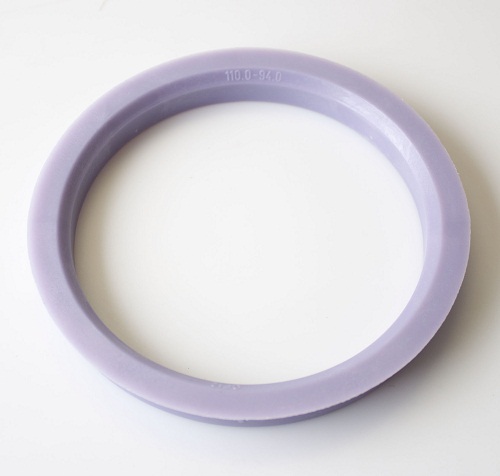 Středící kroužek 110,0 / 94,0 plast, fialová, přesah kužele 3mm