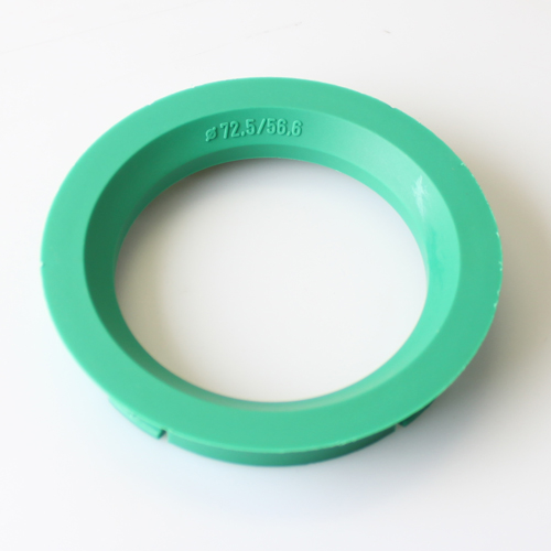 Středící kroužek 72,5 / 56,6 plast, zelená, přesah kužele 6mm