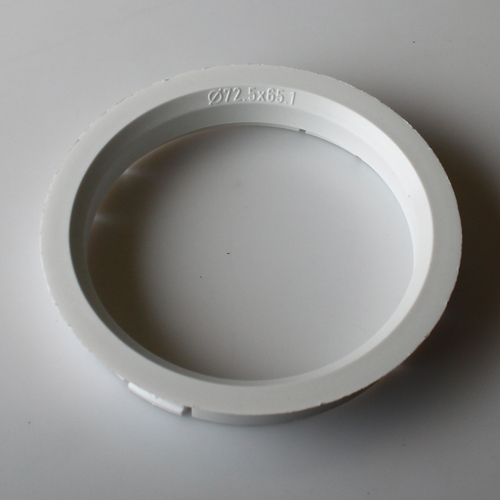 Středící kroužek 72,5 / 65,1 plast, přesah kužele 6mm