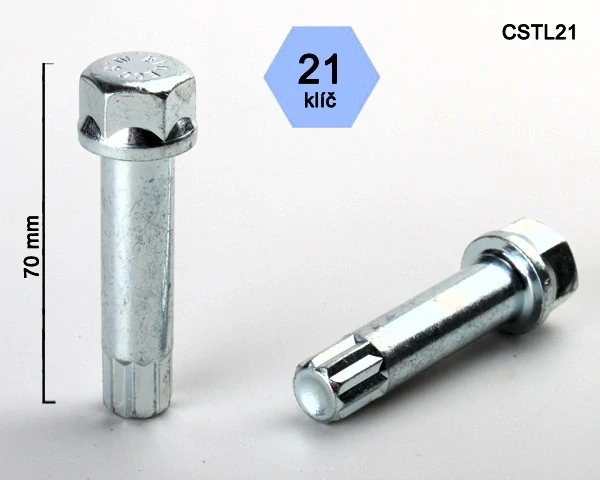 Klíč na šrouby (matice) s vnitřním mnohohranem, hlava klíče 21mm