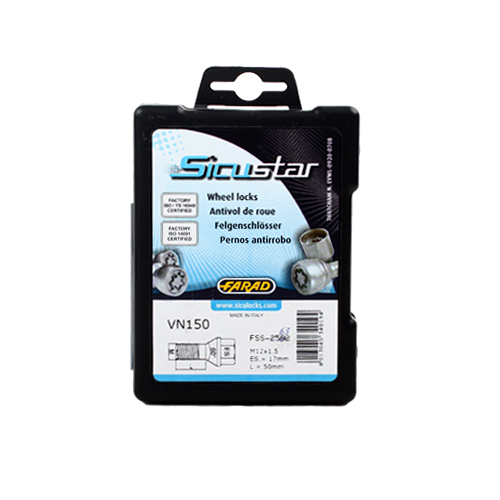 Pojistné šrouby SICUSTAR M12x1,5x50 kužel, klíč 17