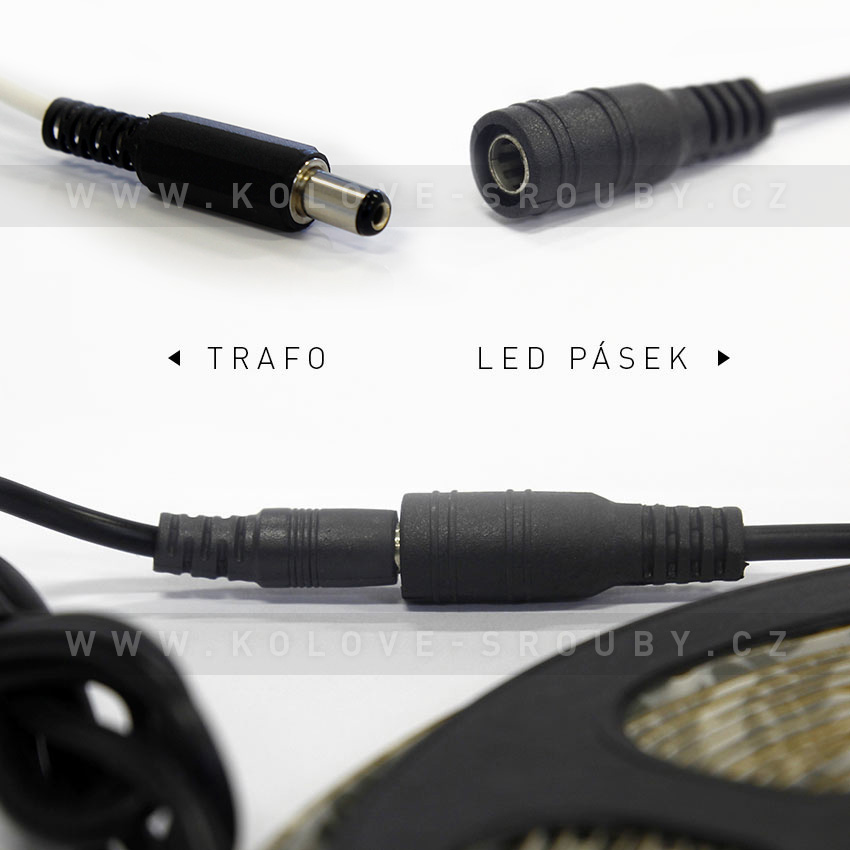 LED pásek 5m, bílý
